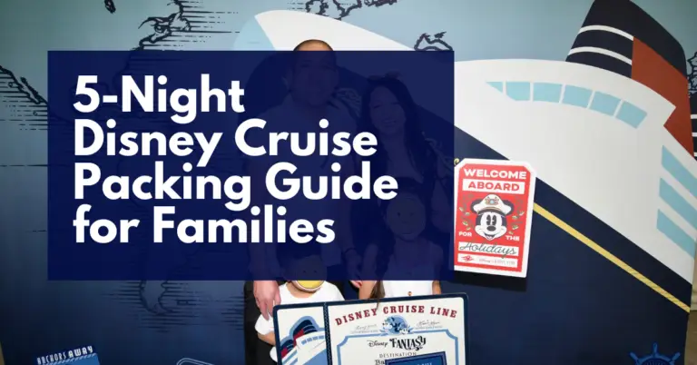 5-Night Disney Cruise Packing Guide for Families