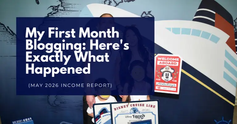 My First Month Blogging: Here’s Exactly What Happened (May 2026 Income Report)