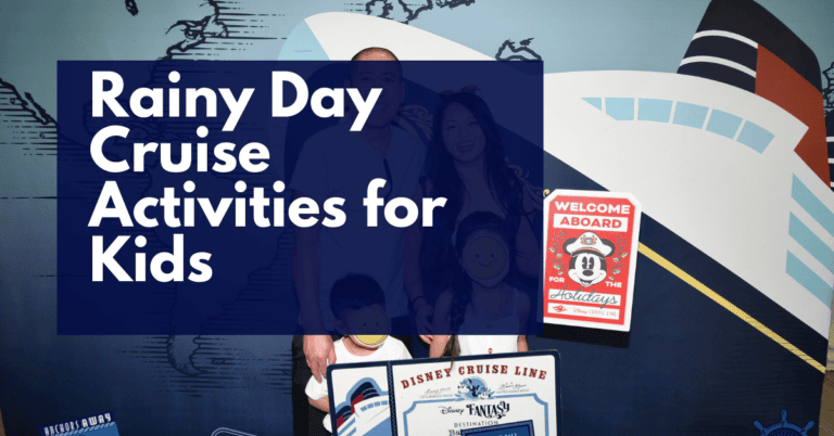 Rainy Day Cruise Activities for Kids: What to Do When Plans Change
